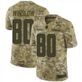Wholesale Cheap Nike Chargers #80 Kellen Winslow Camo Men's Stitched NFL Limited 2018 Salute To Service Jersey