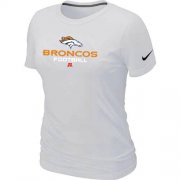 Wholesale Cheap Women's Nike Denver Broncos Critical Victory NFL T-Shirt White