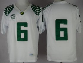 Wholesale Cheap Oregon Ducks #6 Charles Nelson 2013 White Limited Jersey