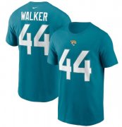Wholesale Cheap Men's Jacksonville Jaguars #44 Travon Walker 2022 Teal NFL Draft First Round Pick Player Name & Number T-Shirt