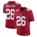 Cheap Men's New York Giants #26 Devin Singletary Red Vapor Untouchable Limited Football Stitched Jersey