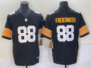 Wholesale Cheap Men's Pittsburgh Steelers #88 Pat Freiermuth Black 2023 FUSE Vapor Limited Stitched Throwback Jersey