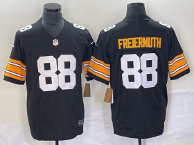 Wholesale Cheap Men\'s Pittsburgh Steelers #88 Pat Freiermuth Black 2023 FUSE Vapor Limited Stitched Throwback Jersey