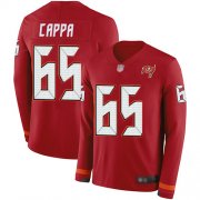 Wholesale Cheap Nike Buccaneers #65 Alex Cappa Red Team Color Men's Stitched NFL Limited Therma Long Sleeve Jersey