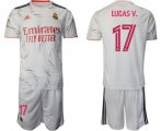 Wholesale Cheap Men 2021-2022 Club Real Madrid home white 17 Adidas Soccer Jersey