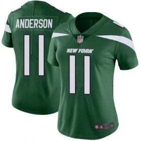 Wholesale Cheap Nike Jets #11 Robby Anderson Green Team Color Women\'s Stitched NFL Vapor Untouchable Limited Jersey