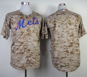 Wholesale Cheap Mets Blank Camo Alternate Cool Base Stitched MLB Jersey