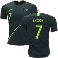 Wholesale Cheap Australia #7 Leckie Away Soccer Country Jersey