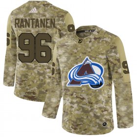 Wholesale Cheap Adidas Avalanche #96 Mikko Rantanen Camo Authentic Stitched NHL Jersey
