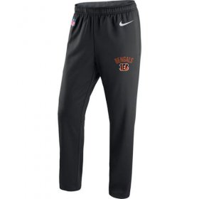 Wholesale Cheap Men\'s Cincinnati Bengals Nike Black Circuit Sideline Performance Pants