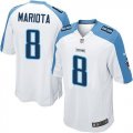 Wholesale Cheap Nike Titans #8 Marcus Mariota White Youth Stitched NFL Elite Jersey