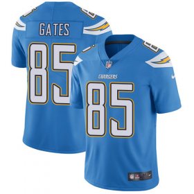 Wholesale Cheap Nike Chargers #85 Antonio Gates Electric Blue Alternate Men\'s Stitched NFL Vapor Untouchable Limited Jersey