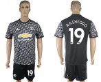 Wholesale Cheap Manchester United #19 Rashford Black Soccer Club Jersey