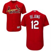 Wholesale Cheap Cardinals #12 Paul DeJong Red Flexbase Authentic Collection Stitched MLB Jersey