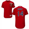 Wholesale Cheap Twins #14 Kent Hrbek Red Flexbase Authentic Collection Stitched MLB Jersey