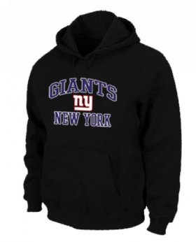 Wholesale Cheap New York Giants Heart & Soul Pullover Hoodie Black