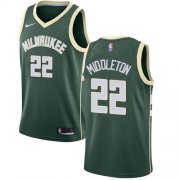 Cheap Youth Milwaukee Bucks #22 Khris Middleton Green Basketball Swingman Icon Edition Jersey