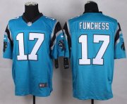 Wholesale Cheap Nike Panthers #17 Devin Funchess Blue Alternate Men's Stitched NFL Elite Jersey