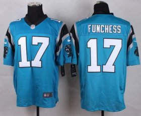 Wholesale Cheap Nike Panthers #17 Devin Funchess Blue Alternate Men\'s Stitched NFL Elite Jersey