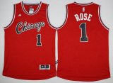 Wholesale Cheap Men's Chicago Bulls #1 Derrick Rose Revolution 30 Swingman 2015-16 Retro Red Jersey