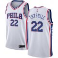 Wholesale Cheap 76ers #22 Mattise Thybulle White Basketball Swingman Association Edition Jersey