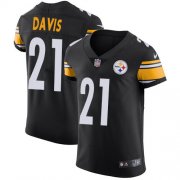 Wholesale Cheap Nike Steelers #21 Sean Davis Black Team Color Men's Stitched NFL Vapor Untouchable Elite Jersey