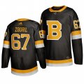 Wholesale Cheap Adidas Boston Bruins #67 Jakub Zboril Black 2019-20 Authentic Third Stitched NHL Jersey