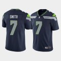 Wholesale Cheap Men's Seattle Seahawks #7 Geno Smith Navy Vapor Untouchable Limited Stitched Jersey