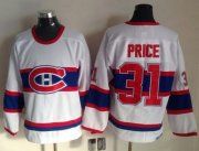 Wholesale Cheap Canadiens #31 Carey Price White CCM Throwback Stitched NHL Jersey