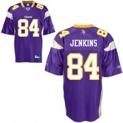 Wholesale Cheap Vikings #84 Michael Jenkins Purple Stitched NFL Jersey