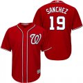 Wholesale Cheap Nationals #19 Anibal Sanchez Red New Cool Base Stitched Youth MLB Jersey
