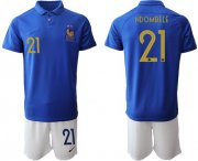 Wholesale Cheap France #21 Ndombele 100th Anniversary Edition Soccer Country Jersey