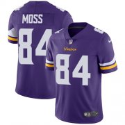 Wholesale Cheap Nike Vikings #84 Randy Moss Purple Team Color Men's Stitched NFL Vapor Untouchable Limited Jersey