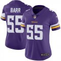Wholesale Cheap Nike Vikings #55 Anthony Barr Purple Team Color Women's Stitched NFL Vapor Untouchable Limited Jersey