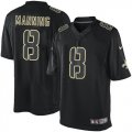 Wholesale Cheap Nike Saints #8 Archie Manning Black Men's Stitched NFL Impact Limited Jersey