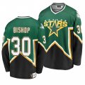 Wholesale Cheap Dallas Stars #30 Ben Bishop Kelly Green Men's Heritage Premier Breakaway Player NHL Jersey