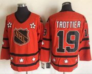 Wholesale Cheap Penguins #19 Bryan Trottier Orange All-Star CCM Throwback Stitched NHL Jersey