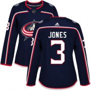 Wholesale Cheap Adidas Blue Jackets #3 Seth Jones Navy Blue Home Authentic Women's Stitched NHL Jersey