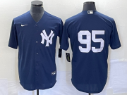 Wholesale Cheap Men's New York Yankees #95 Oswaldo Cabrera Navy Blue Cool Base Stitched Baseball Jersey