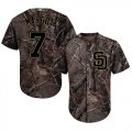 Wholesale Cheap Padres #7 Manuel Margot Camo Realtree Collection Cool Base Stitched MLB Jersey