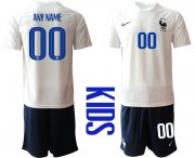 Wholesale Cheap 2021 France away Youth custom soccer jerseys
