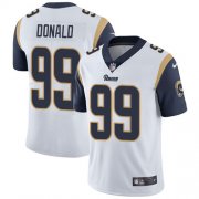 Wholesale Cheap Nike Rams #99 Aaron Donald White Men's Stitched NFL Vapor Untouchable Limited Jersey