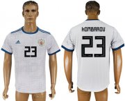 Wholesale Cheap Russia #23 Kombarov Away Soccer Country Jersey