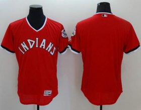 Wholesale Cheap Indians Blank Red Flexbase Authentic Collection 1978 Turn Back The Clock Stitched MLB Jersey