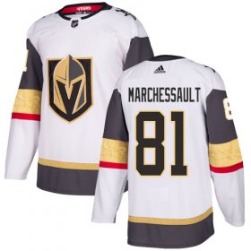 Wholesale Cheap Adidas Golden Knights #81 Jonathan Marchessault White Road Authentic Stitched Youth NHL Jersey