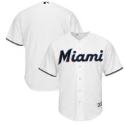 Wholesale Cheap Miami Marlins Majestic Home 2019 Official Cool Base Team Jersey White