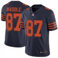 Wholesale Cheap Nike Bears #87 Tom Waddle Navy Blue Alternate Men's Stitched NFL Vapor Untouchable Limited Jersey