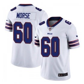 Wholesale Cheap Men\'s Buffalo Bills #60 Mitch Morse Stitched Vapor Untouchable Limited White Jersey