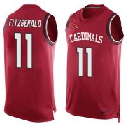 Wholesale Cheap Nike Cardinals #11 Larry Fitzgerald Red Team Color Men's Stitched NFL Limited Tank Top Jersey