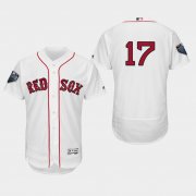 Wholesale Cheap Red Sox #17 Nathan Eovaldi White Flexbase Authentic Collection 2018 World Series Stitched MLB Jersey